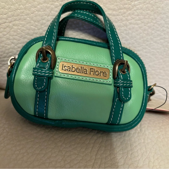 Isabelle Fiore green key chain and small card holder - Picture 1 of 4